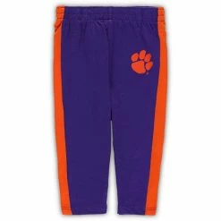 Outerstuff Infant Orange/Purple Clemson Tigers Little Kicker Long Sleeve Bodysuit And Sweatpants Set -Outerstuff shop unnamed file 2926