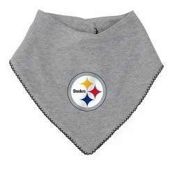 Outerstuff Girls Newborn & Infant Black/Heathered Gray Pittsburgh Steelers All The Love Bodysuit Bib & Booties Set -Outerstuff shop unnamed file 2950