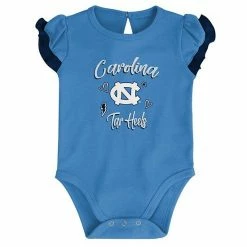 Outerstuff Girls Newborn & Infant Carolina Blue/Navy North Carolina Tar Heels Too Much Love Two-Piece Bodysuit Set -Outerstuff shop unnamed file 3000