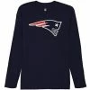Outerstuff New England Patriots Youth Team Logo Long Sleeve T-Shirt - Navy Blue