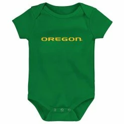Outerstuff Infant Green/Yellow/Heathered Gray Oregon Ducks 3-Pack Game On Bodysuit Set -Outerstuff shop unnamed file 3033