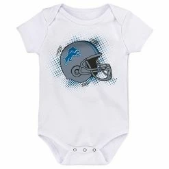 Outerstuff Infant Blue/White/Heathered Gray Detroit Lions 3-Pack Game On Bodysuit Set -Outerstuff shop unnamed file 3043