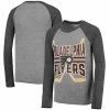 Outerstuff Youth Heathered Gray/Heathered Black Philadelphia Flyers Square Up Raglan Tri-Blend Long Sleeve T-Shirt 2 Outerstuff Youth Heathered Gray/Heathered Black Philadelphia Flyers Square Up Raglan Tri-Blend Long Sleeve T-Shirt -Outerstuff shop unnamed file 3051