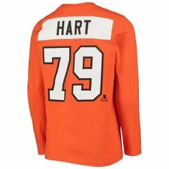 Outerstuff Youth Carter Hart Orange Philadelphia Flyers Authentic Stack Long Sleeve Name & Number T-Shirt 9 Outerstuff Youth Carter Hart Orange Philadelphia Flyers Authentic Stack Long Sleeve Name & Number T-Shirt -Outerstuff shop unnamed file 3089
