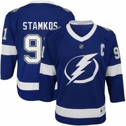 Outerstuff Youth Steven Stamkos Blue Tampa Bay Lightning Home Replica Player Jersey
