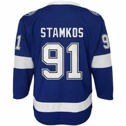 Outerstuff Youth Steven Stamkos Blue Tampa Bay Lightning Home Replica Player Jersey 7 Outerstuff Youth Steven Stamkos Blue Tampa Bay Lightning Home Replica Player Jersey -Outerstuff shop unnamed file 311