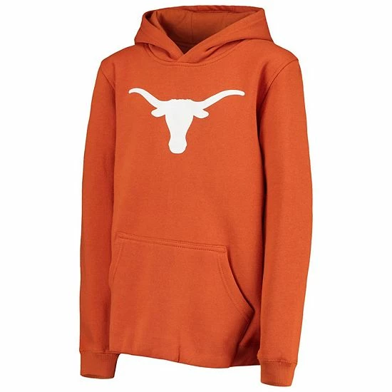 Outerstuff Youth Texas Orange Texas Longhorns Primary Logo Pullover Hoodie 5 Outerstuff Youth Texas Orange Texas Longhorns Primary Logo Pullover Hoodie - Image 3