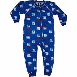 Outerstuff New York Giants Toddler Piped Raglan Full Zip Coverall - Royal Blue -Outerstuff shop unnamed file 3186