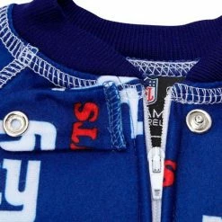Outerstuff New York Giants Toddler Piped Raglan Full Zip Coverall - Royal Blue -Outerstuff shop unnamed file 3187
