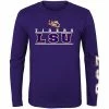 Outerstuff Youth Purple LSU Tigers Transition Two-Hit Long Sleeve T-Shirt