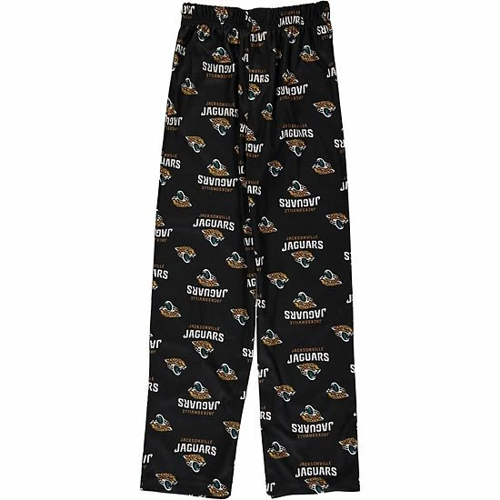 Outerstuff Youth Black Jacksonville Jaguars Allover Print Pajama Pants 3 Outerstuff Youth Black Jacksonville Jaguars Allover Print Pajama Pants