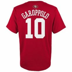 Outerstuff Youth Jimmy Garoppolo Scarlet San Francisco 49ers Mainliner Name & Number T-Shirt 5 Outerstuff Youth Jimmy Garoppolo Scarlet San Francisco 49ers Mainliner Name & Number T-Shirt -Outerstuff shop unnamed file 3230