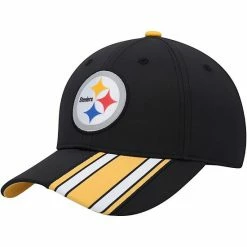 Outerstuff Youth Black Pittsburgh Steelers Sport Tech Snapback Hat