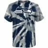 Outerstuff Youth College Navy Seattle Seahawks Team Tie-Dye T-Shirt