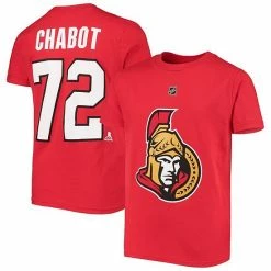 Outerstuff Youth Thomas Chabot Red Ottawa Senators Player Name & Number T-Shirt