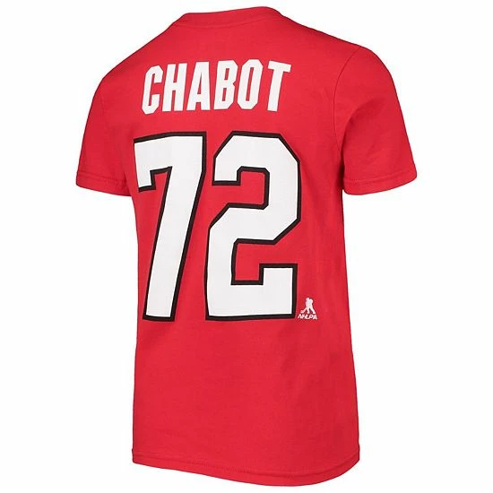 Outerstuff Youth Thomas Chabot Red Ottawa Senators Player Name & Number T-Shirt 6 Outerstuff Youth Thomas Chabot Red Ottawa Senators Player Name & Number T-Shirt - Image 4