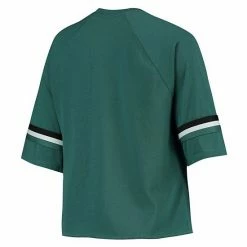 Outerstuff Juniors Midnight Green Philadelphia Eagles Burnout Raglan Half-Sleeve T-Shirt -Outerstuff shop unnamed file 330