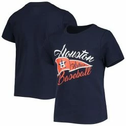 Outerstuff Girls Youth Navy Houston Astros Team Fly The Flag T-Shirt