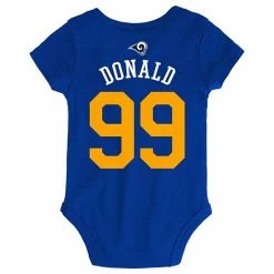 Outerstuff Infant Aaron Donald Royal Los Angeles Rams Mainliner Name & Number Bodysuit -Outerstuff shop unnamed file 3330