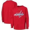 Outerstuff Youth Red Washington Capitals Primary Logo Long Sleeve T-Shirt