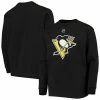 Outerstuff Youth Black Pittsburgh Penguins Primary Logo Long Sleeve T-Shirt