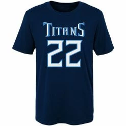 Outerstuff Preschool Navy Derrick Henry Tennessee Titans Mainliner Player Name & Number T-Shirt -Outerstuff shop unnamed file 3364