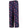 Outerstuff Youth Navy Cleveland Indians Team Color Printed Logo Pants