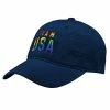 Outerstuff Navy Team USA Stacked Logo Pride Month Adjustable Hat -Outerstuff shop unnamed file 3389