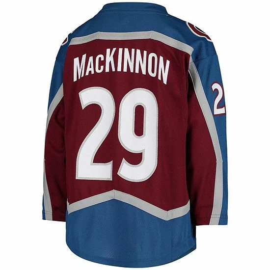 Outerstuff Youth Nathan MacKinnon Burgundy Colorado Avalanche Home Replica Player Jersey 6 Outerstuff Youth Nathan MacKinnon Burgundy Colorado Avalanche Home Replica Player Jersey - Image 4