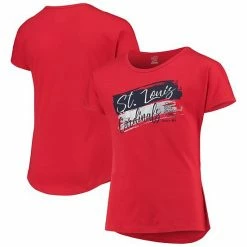 Outerstuff Girls Youth Red St. Louis Cardinals Brush Stroke Dolman T-Shirt