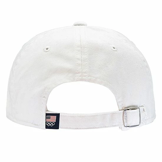 Outerstuff White Team USA Stacked Logo Pride Month Adjustable Hat 5 Outerstuff White Team USA Stacked Logo Pride Month Adjustable Hat - Image 3