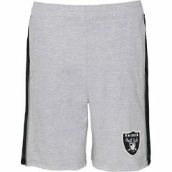 Outerstuff Youth Heathered Gray Las Vegas Raiders Wingback Shorts