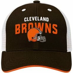 Outerstuff Youth Brown Cleveland Browns Core Lockup Snapback Hat -Outerstuff shop unnamed file 3547