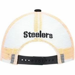 Outerstuff Preschool Black/White Pittsburgh Steelers Core Lockup Mesh Back Snapback Hat -Outerstuff shop unnamed file 3562