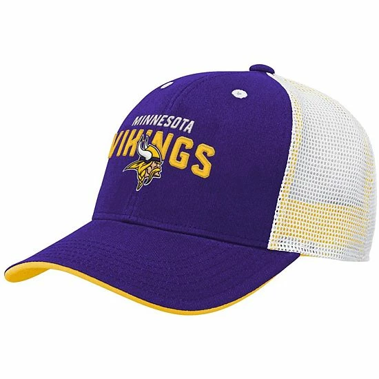 Outerstuff Youth Purple Minnesota Vikings Core Lockup Snapback Hat 3 Outerstuff Youth Purple Minnesota Vikings Core Lockup Snapback Hat