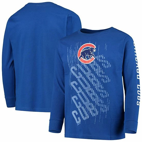 Outerstuff Youth Royal Chicago Cubs Score Long Sleeve T-Shirt 4 Outerstuff Youth Royal Chicago Cubs Score Long Sleeve T-Shirt - Image 2