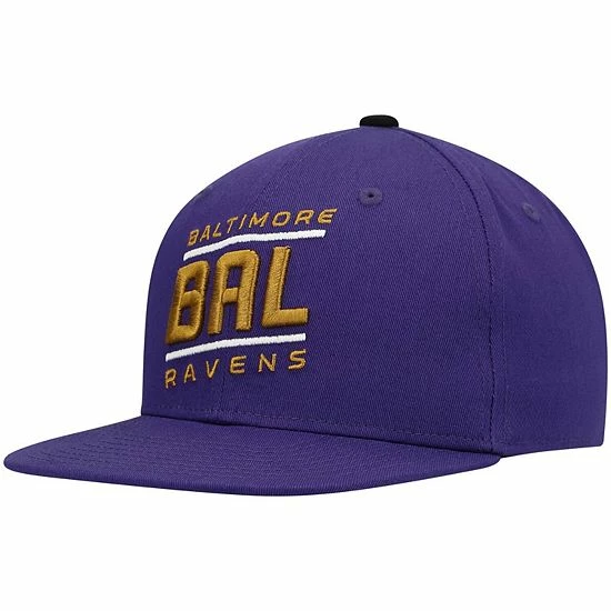 Outerstuff Youth Purple Baltimore Ravens Team Code Adjustable Snapback Hat 3 Outerstuff Youth Purple Baltimore Ravens Team Code Adjustable Snapback Hat