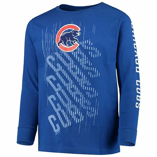 Outerstuff Youth Royal Chicago Cubs Score Long Sleeve T-Shirt 5 Outerstuff Youth Royal Chicago Cubs Score Long Sleeve T-Shirt - Image 3
