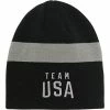 Outerstuff Youth Black/Gray Team USA Latitude 2.0 Stripe Knit Beanie -Outerstuff shop unnamed file 3607
