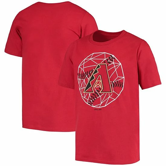 Outerstuff Youth Red Arizona Diamondbacks Digi-Ball T-Shirt 4 Outerstuff Youth Red Arizona Diamondbacks Digi-Ball T-Shirt - Image 2