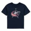 Outerstuff Preschool Navy Columbus Blue Jackets Primary Logo T-Shirt