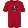 Outerstuff Preschool Red Tampa Bay Buccaneers Team Primary Logo T-Shirt