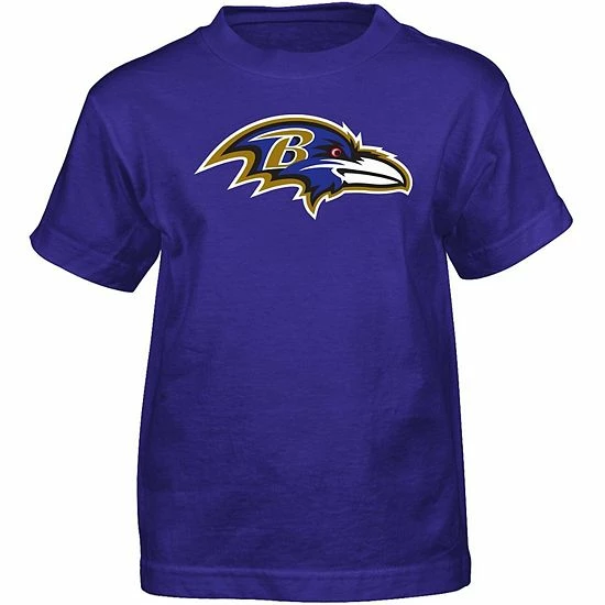 Outerstuff Preschool Purple Baltimore Ravens Team Logo Short Sleeve T-Shirt 3 Outerstuff Preschool Purple Baltimore Ravens Team Logo Short Sleeve T-Shirt