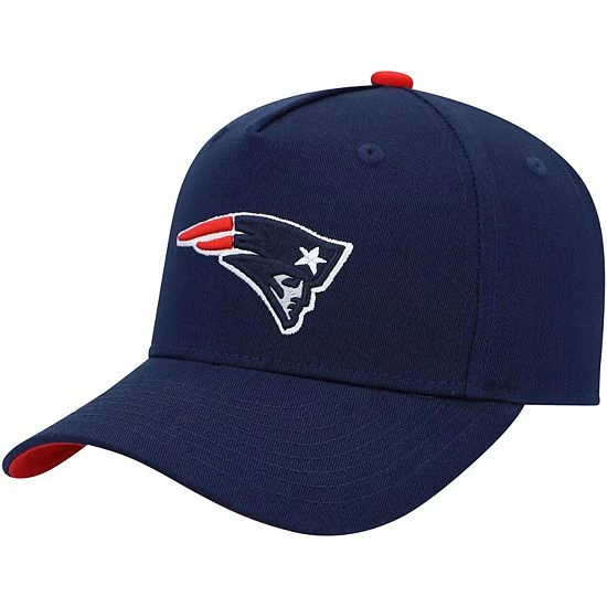 Outerstuff Youth Navy New England Patriots Pre-Curved Snapback Hat 4 Outerstuff Youth Navy New England Patriots Pre-Curved Snapback Hat - Image 2