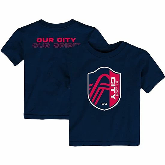 Outerstuff Toddler Navy St. Louis City SC Our City T-Shirt 3 Outerstuff Toddler Navy St. Louis City SC Our City T-Shirt