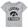 Outerstuff Toddler Heathered Gray Iowa Hawkeyes Legend Trainer T-Shirt
