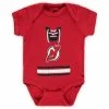 Outerstuff Infant Red New Jersey Devils Mock Jersey Stripes Bodysuit