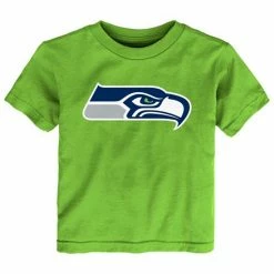 Outerstuff Infant Neon Green Seattle Seahawks Team Logo T-Shirt