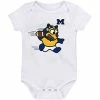 Outerstuff Newborn White Michigan Wolverines Little Mascot Bodysuit