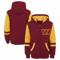 Outerstuff Youth Burgundy Washington Commanders Logo Stadium Full-Zip Hoodie -Outerstuff shop unnamed file 3857